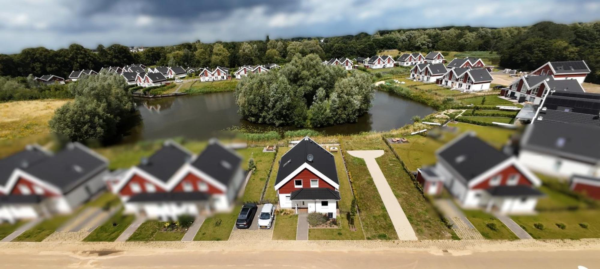 Malerisch Am See Mit Kamin, Sauna & Whirlpool Nordhorn Exteriör bild